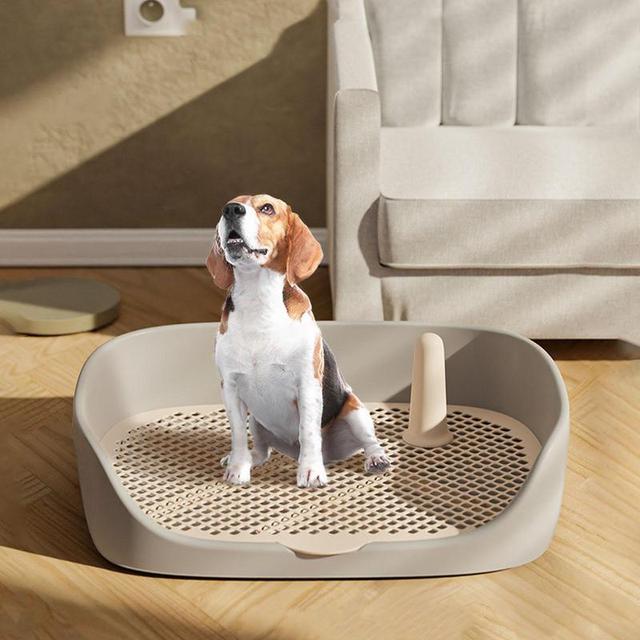 Indoor Potty Tray Portable Pet Toilet Training With Pillar Toilet